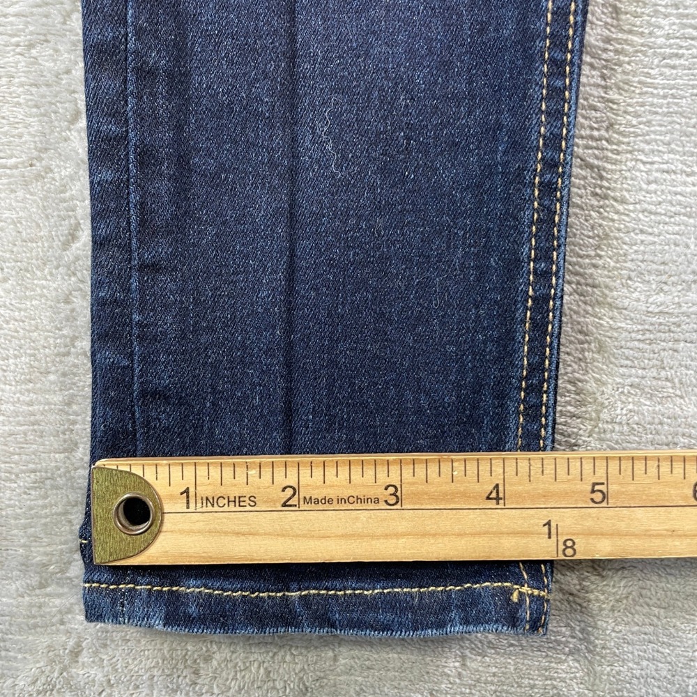 Rag Bone Jeans Skinny Womens 26 Blue Dark Wash Low Rise Whiskers Grunge Stretch - Picture 9 of 13